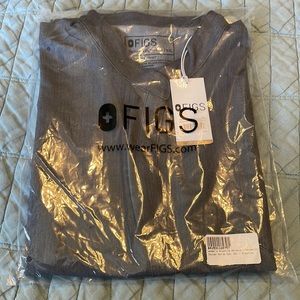 NWT Figs Women’s Rafaela scrub top, XXL, Graphite. Still in unopened bag!